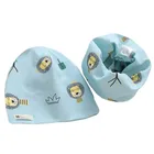 Новое детское нижнее белье с рисунком из мультфильма трусы-шапка и шарф, набор для маленьких девочек головных уборов зимний теплый детский жилет, с круглой горловиной, детские вязаные шапки комплекты для мальчиков из хлопчатобумажной ткани шапки и шарфа