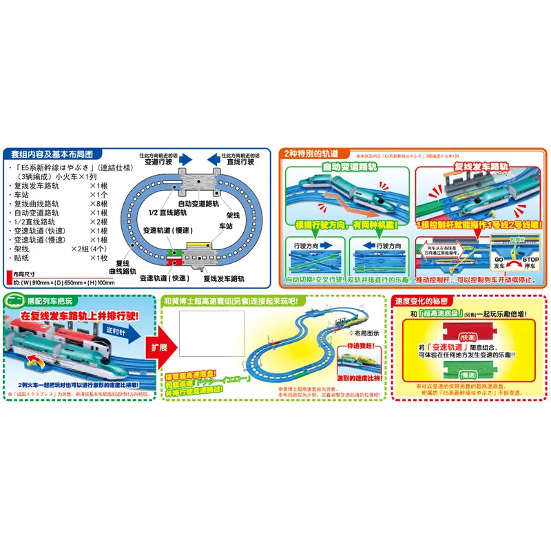 Набор моделей Takara Tomy Tomica Plarail E5 Hayabusa BasicTrain литые образовательные игрушки для