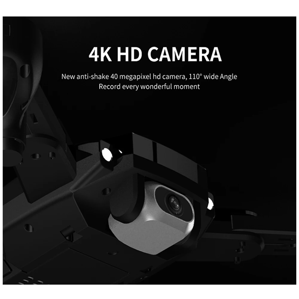 Дрон S3 GPS Wi-Fi FPV RC quadcopter с камерой 4K Селфи Квадрокоптер следуй за мной