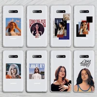 lana del rey phone case transparent for samsung a71 s9 10 20 huawei p30 40 honor 10i 8x xiaomi note 8 pro 10t 11 cover shell