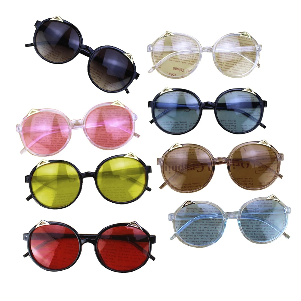 

Детские солнцезащитные очки Pudcoco со склада в США для девочек и мальчиков, детские солнцезащитные очки в форме кошачьих ушей с защитой от УФ-л...