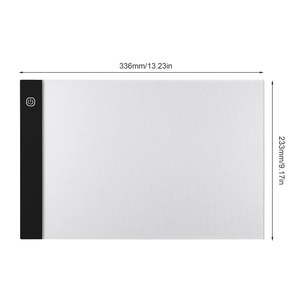 

USB Charging A4 LED Ultra Thin Art Facsimile Drawing Board Copy Pad Drawing Tablet With Three Adjustable Mode &ZH