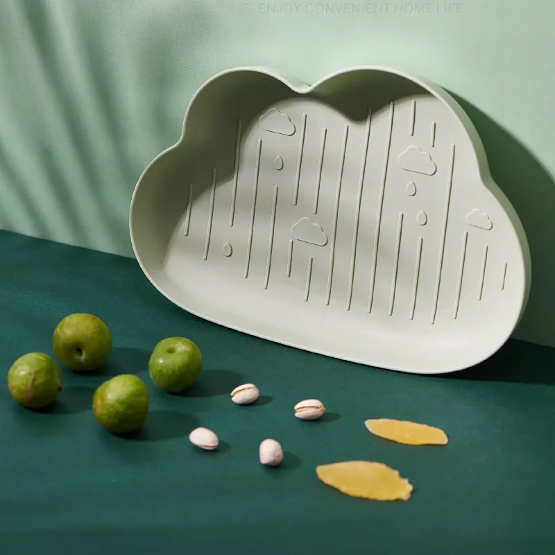 Пластиковый поднос в форме ананаса для сухофруктов конфет тарелка закусок