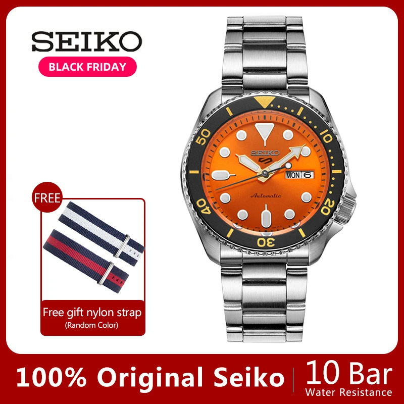 100% Оригинальные официальные часы SEIKO автоматические механические для ныряния