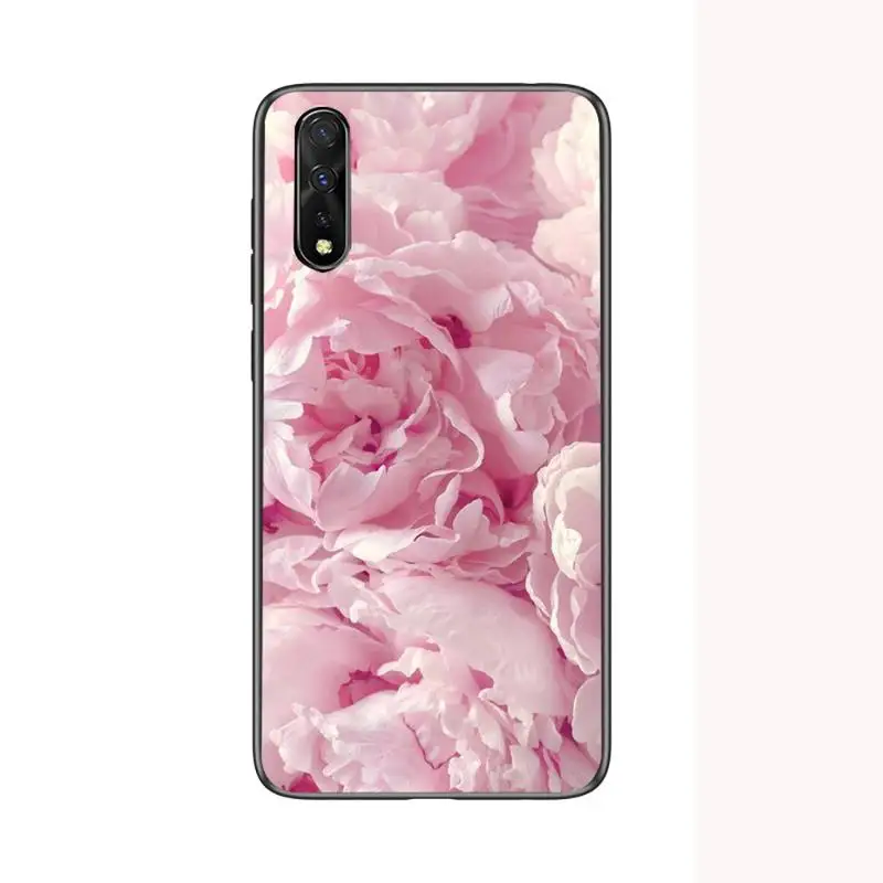 

Peony Flower Phone Case For Samsung A10S A12 A02 A20E M30 A31 A32 A40 A50 S A52 A51 A70 A71 A80 Cover Fundas Coque