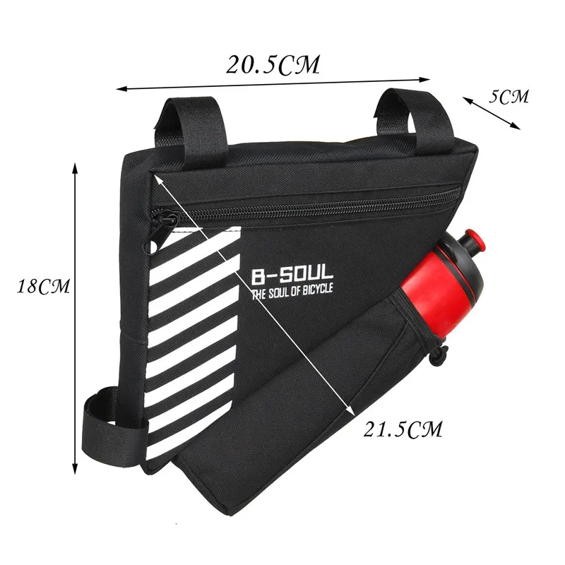 

Bicycle Bag Waterproof Bike Triangle Bag Storage Mobile Phone Cycling Bag Bike Tube Pouch Holder Saddle Pannier Accessories