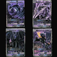 9pcsset charizard mewtwo pokemon cards gx 1st edition 4th holographic homemade game collection anime cards kids gift toys
