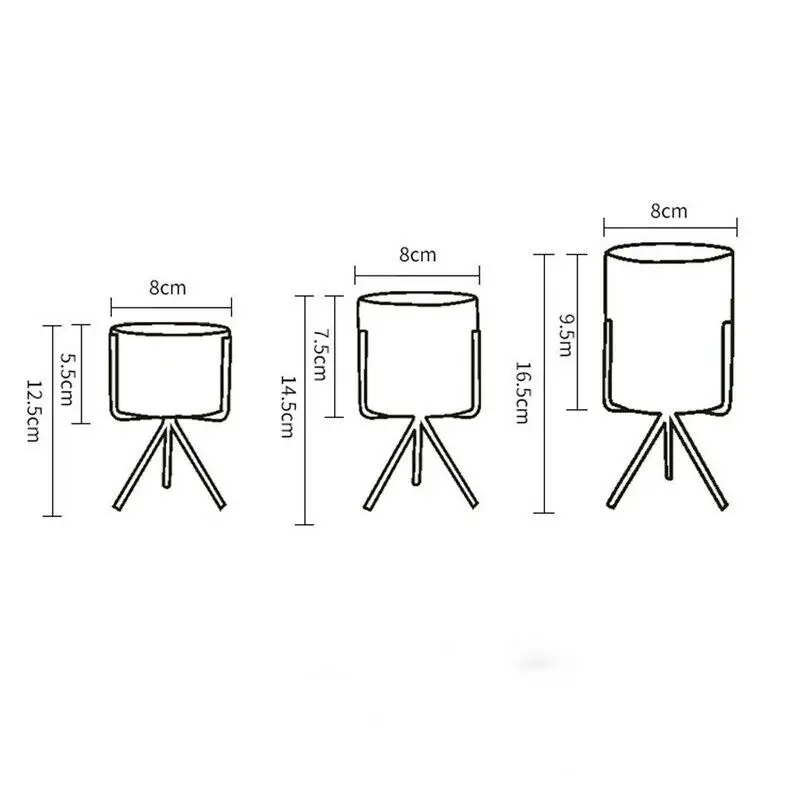 2019 Мини пластиковый цветочный горшок для суккулентов украшение дома и офиса