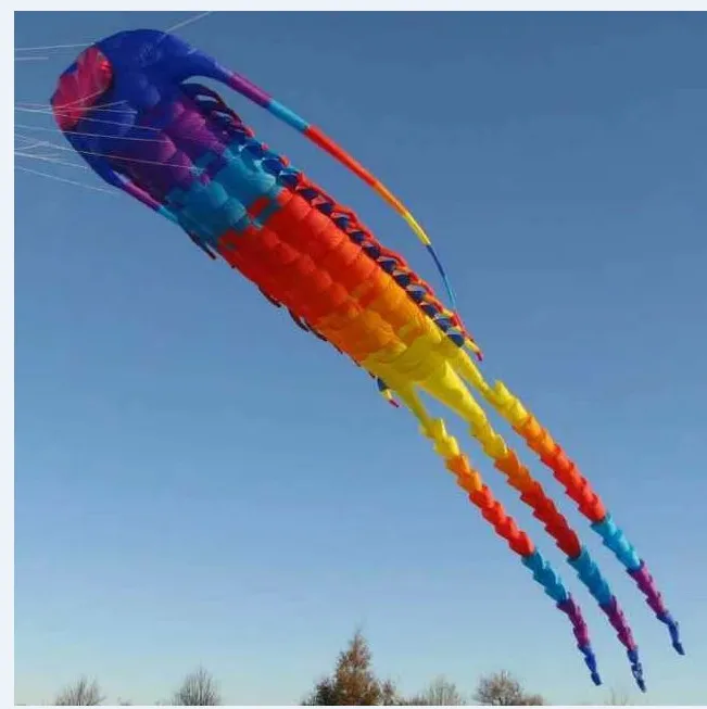 Огромный 3d windsock большой воздушный змей трилобитовый кайт воздушный змей vlieger Забавный завод большой воздушный змей Летающий воздушные змеи для взрослых cometas Para Adultos