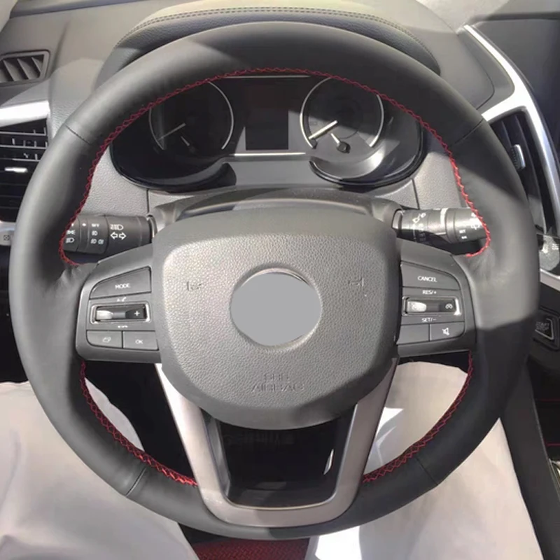 Высококачественный кожаный чехол на руль ручной работы из воловьей кожи