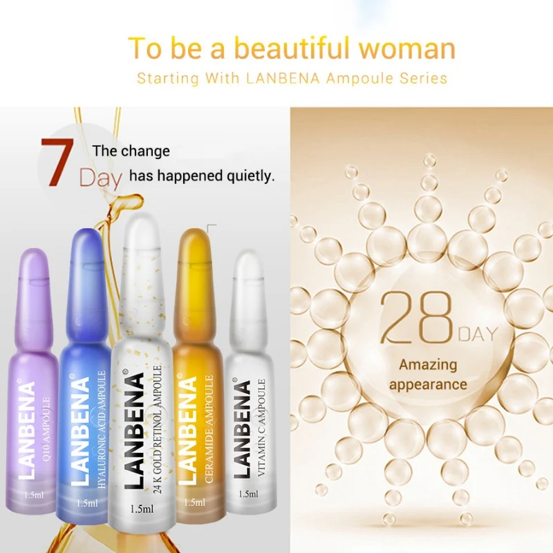 7 шт. Антивозрастная Увлажняющая сыворотка с витамином C | Красота и здоровье