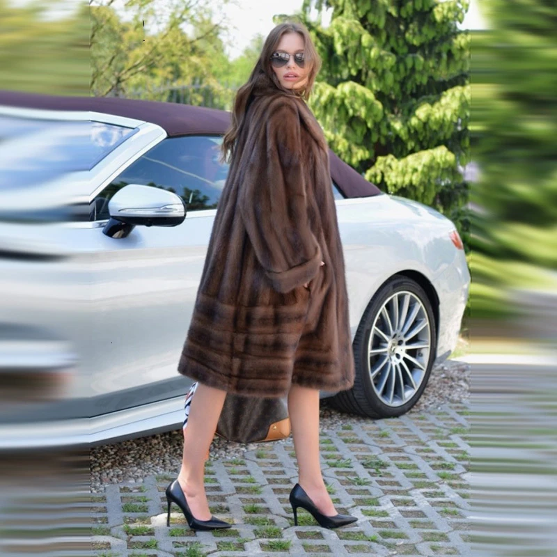 Женская Шуба из натурального меха норки есть большие размеры|Шубы и дубленки| |