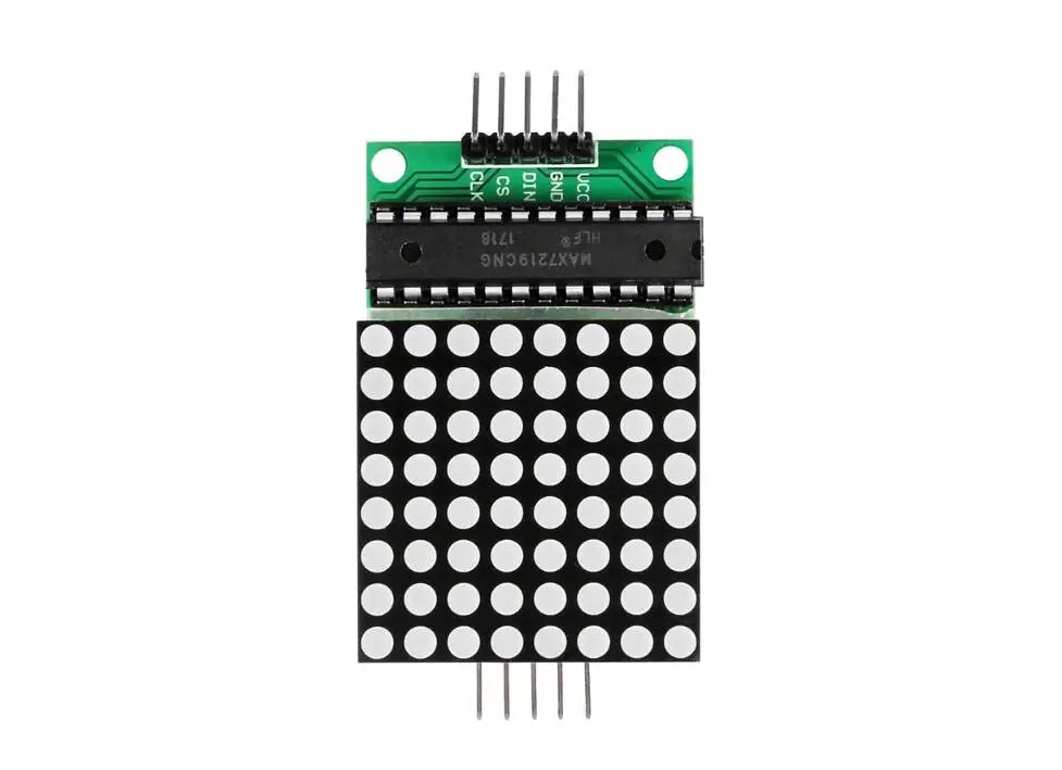 

MAX7219 Dot Led Matrix Module 8*8 MCU LED Display Control Module For Arduino 5V Interface Module 8x8 Output Input Common Cathode