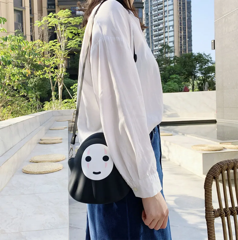 

Sinocom Handa Japan Anime Faceless Spirited Away Bag No Face Man Bag Phone Bag Case for daily supplies