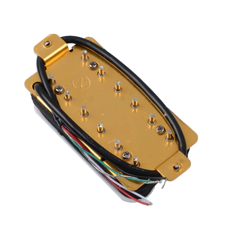 6 string e gitarre pickups humbucker dual in linie einstellbar 12 stücke hex schraube pickup weiß free global shipping