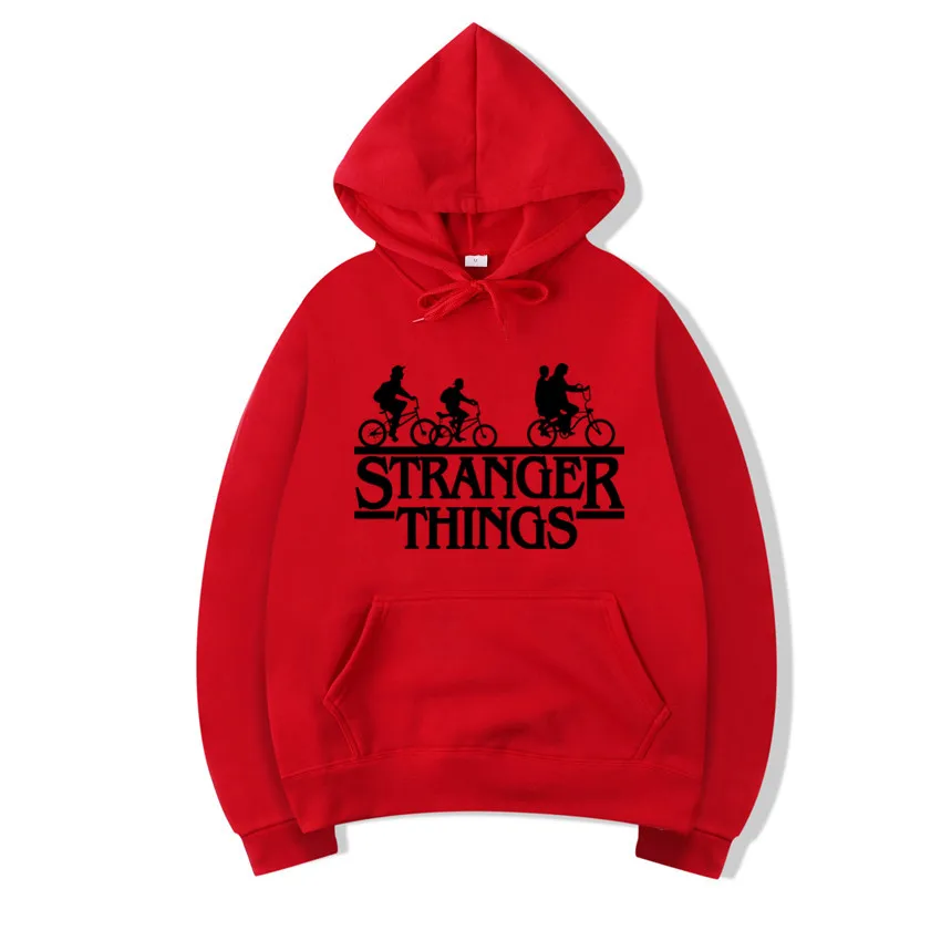 Модные лица странные вещи с капюшоном Мужские Женские стильные толстовки и