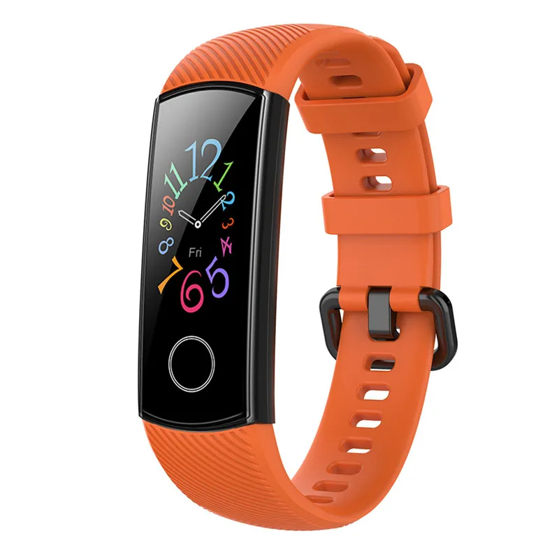 Силиконовый ремешок для huawei honor band 5, умный Браслет, ремешок на запястье для honor band 4, резиновый браслет, умные Сменные аксессуары