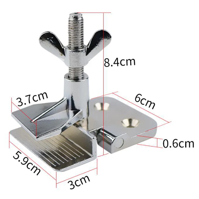 

2pcs Zinc Alloy Silver Screen Printing Fixture Hinge Clip Butterfly Hinge Clip Diy Fixed Screen Tool Clip