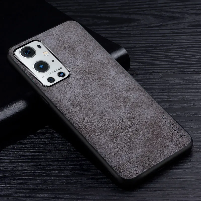 premium pu leathe phone case for oneplus 9 pro 9r 8 pro 8t scratch resistant solid color cover for oneplus 7 6 7t 6t pro case free global shipping