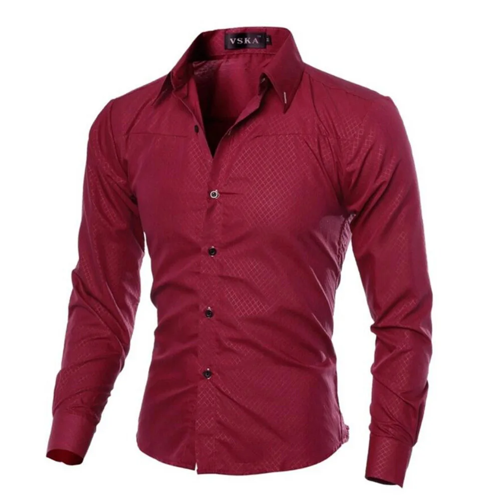 Men's Classic Business Long-sleeved Slim-fit Formal Shirt