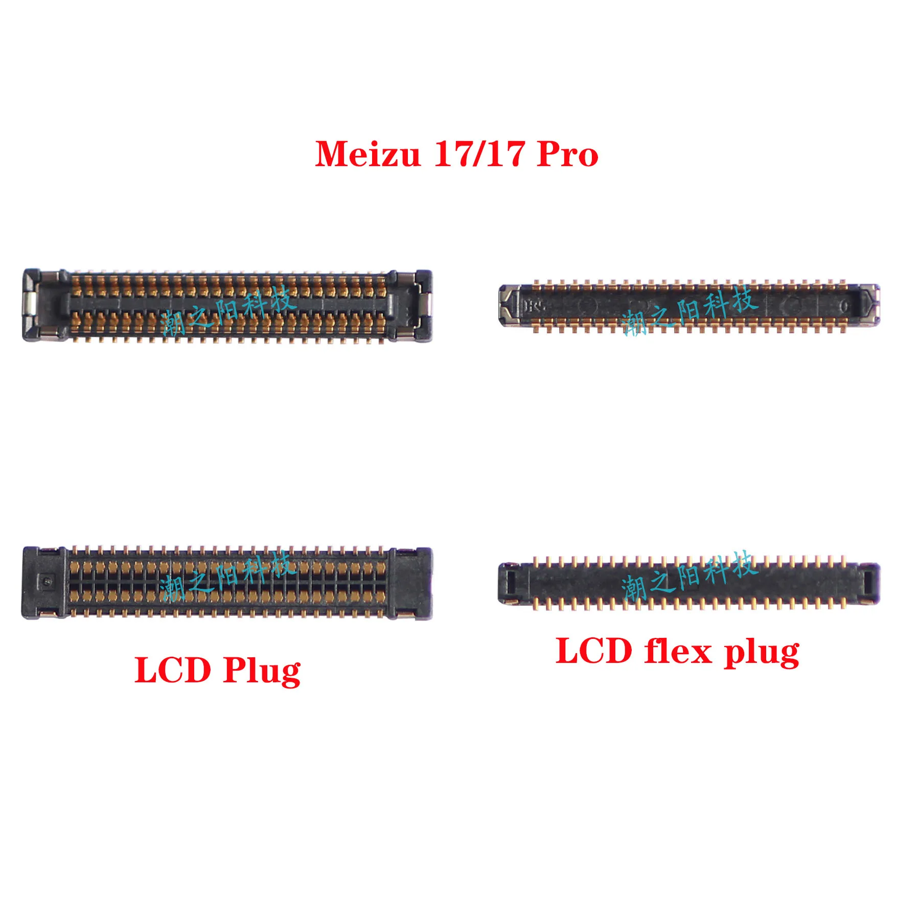 ЖК дисплей FPC разъем материнской платы Pin для Meizu 17/17 Pro|Шлейфы мобильных телефонов|