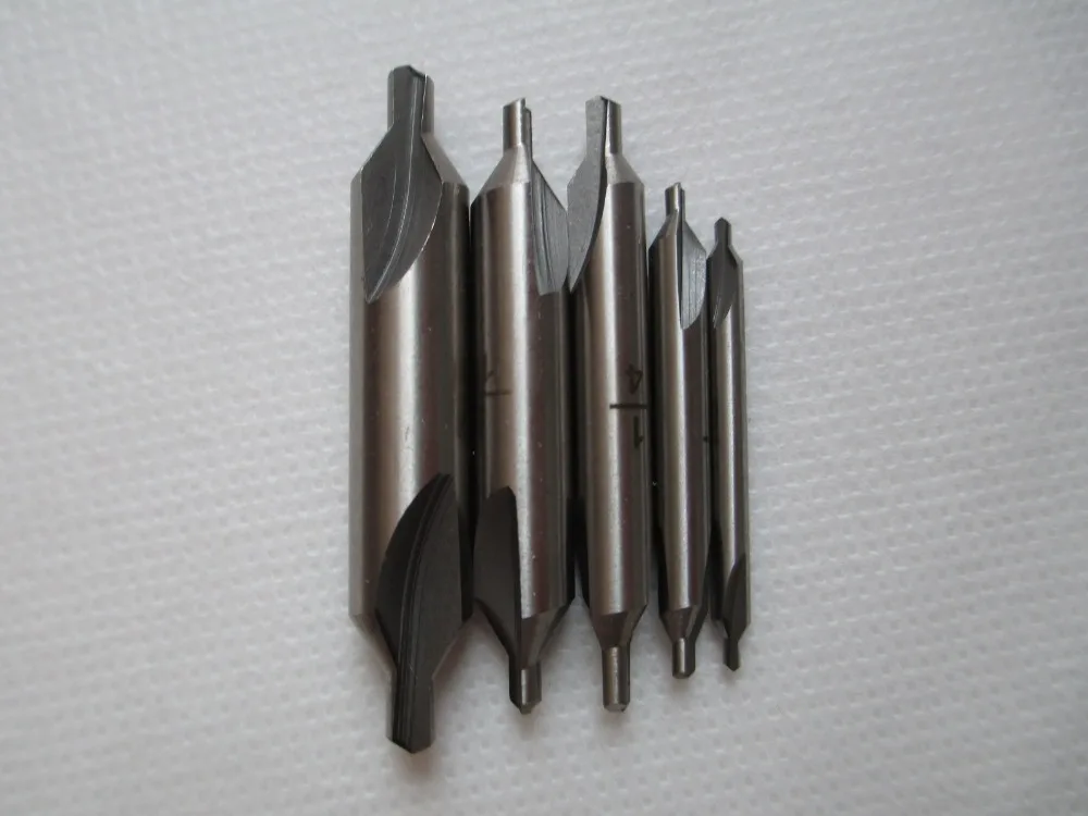 5 шт. A Type двойной концевой центр HSS набор сверл комбинированный токарный