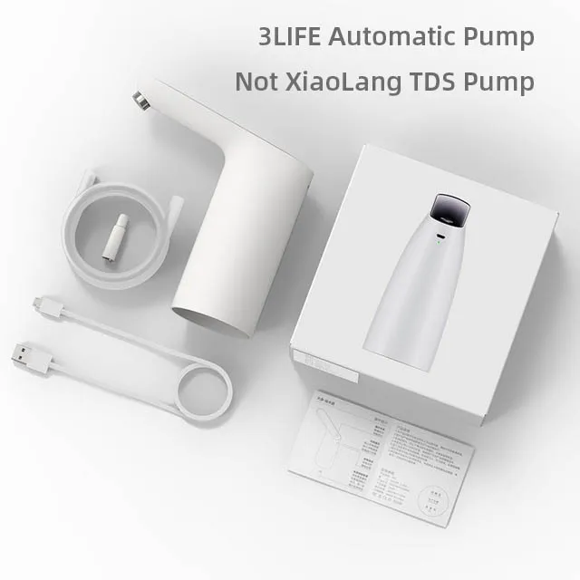 Xiaomi XiaoLang TDS автоматический мини сенсорный выключатель водяной насос беспроводной Перезаряжаемый Электрический диспенсер водяной насос для кухни U - Цвет: 3life