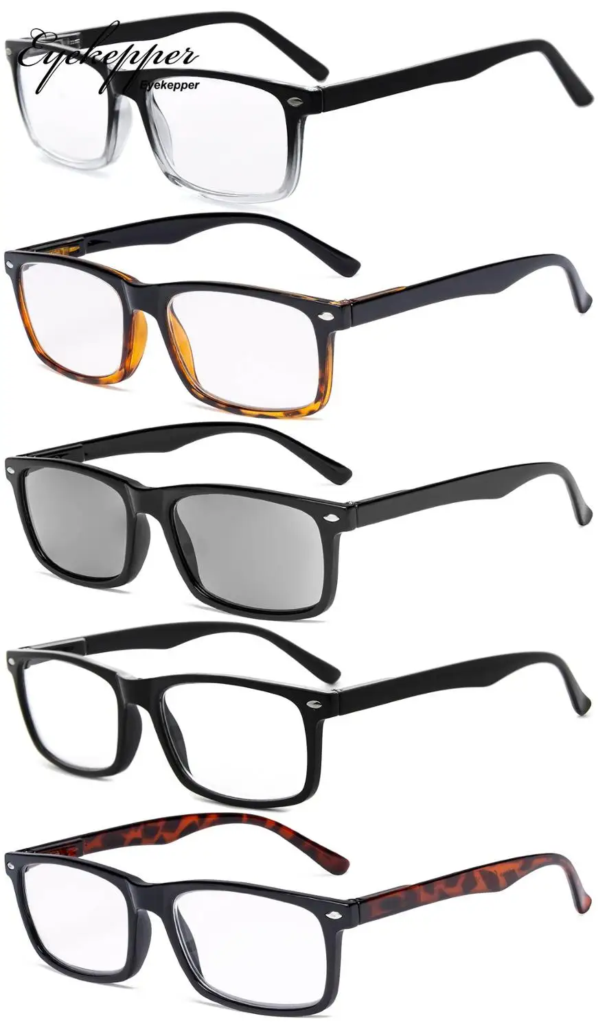 R899X Eyekepper мужские очки для чтения-5 пар ридеров для мужчин-включает очки для чтения