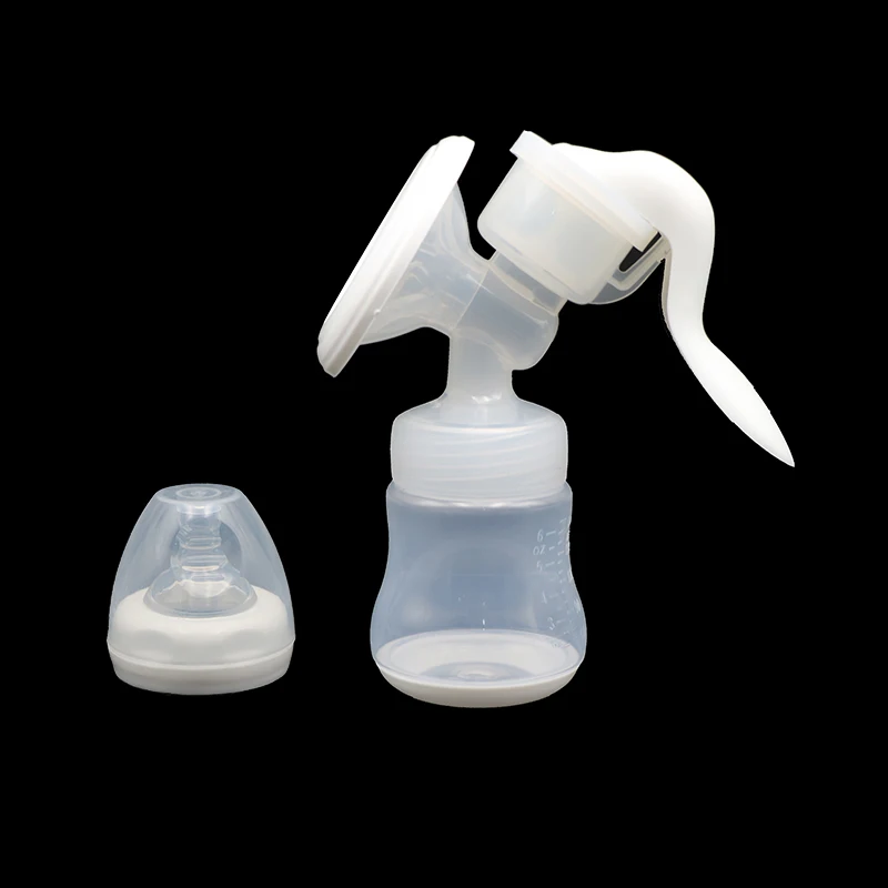 Manual Breast Pump Powerful With 180ml Feeding Milk Bottles BPA Free Infant Baby Nipple Suction Breasts Pumps Bottle Sucking | Мать и