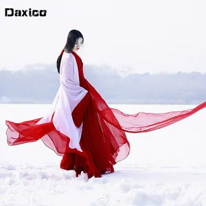 Традиционный китайский костюм народного танца, женская одежда в стиле древней династии Хань, Женский танцевальный костюм династии Тан, сказочное платье, меч