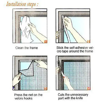 Магнитная сетка на окно занавеска дверь москитная | Дом и сад