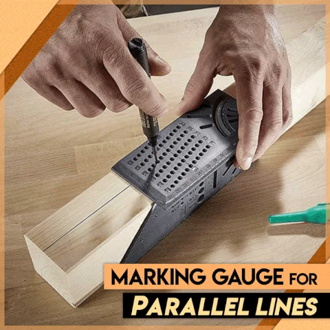 Mintiml Многофункциональный копировщик контуров 5/10 дюймового измерительного линейки для плитки, ламината и формирования края дерева.