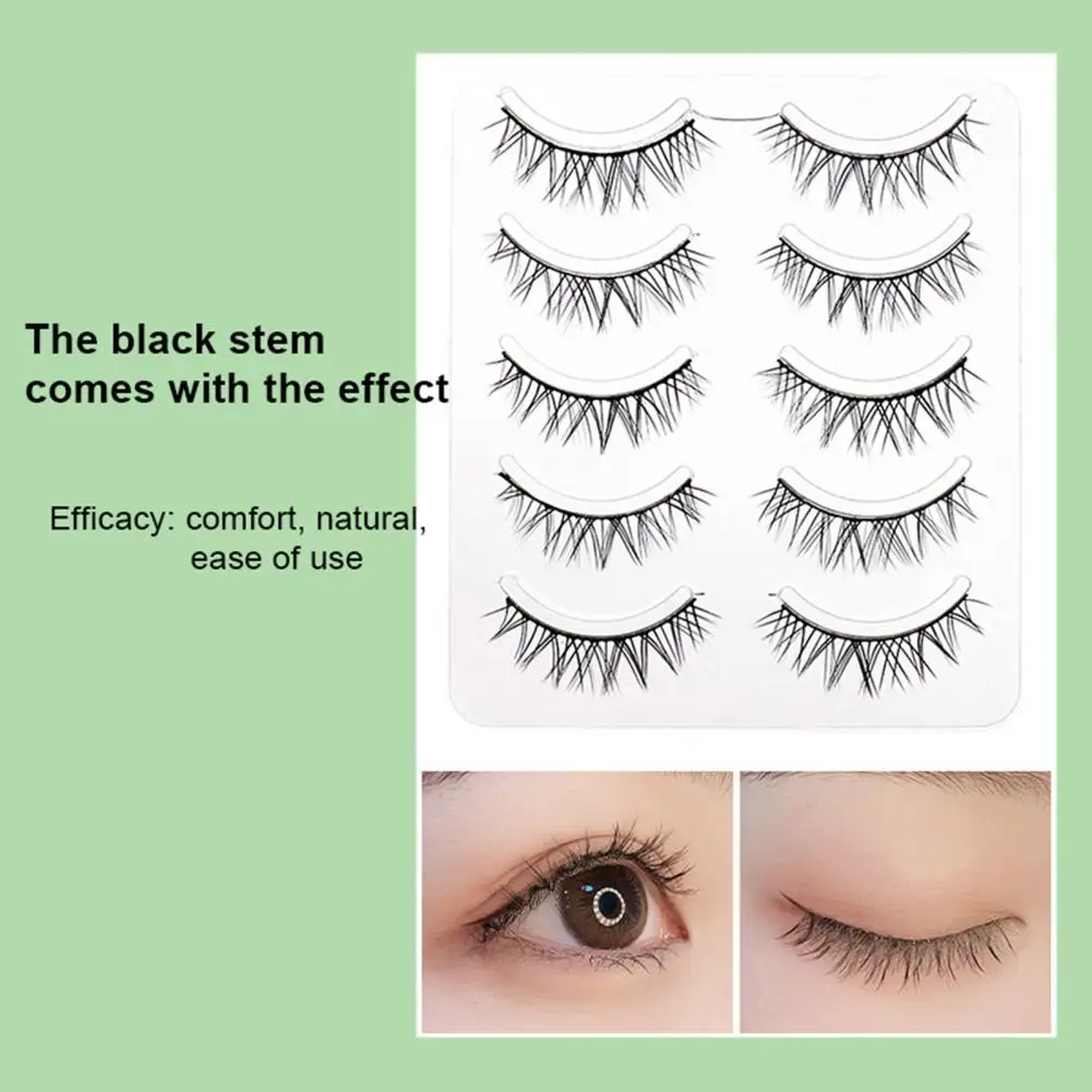 Накладные ресницы волокно макияж подводка для глаз эффект красивый модный