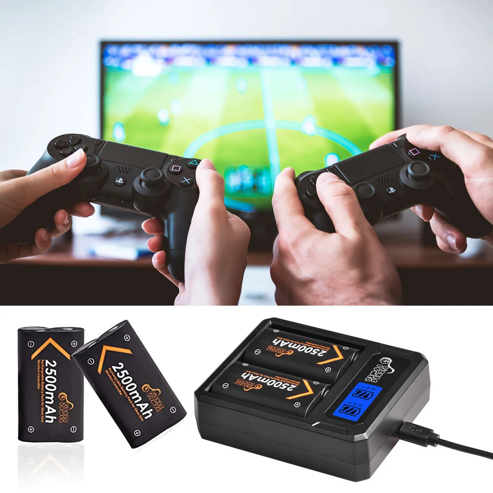 4 шт. запасной аккумулятор для Xbox One/ One S/ X/ Elite|Батареи| |