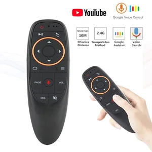 lism g10 g10s pro voice remote control 2 4g wireless air mouse gyroscope ir learning for android tv box hk1 h96 max x96 mini free global shipping