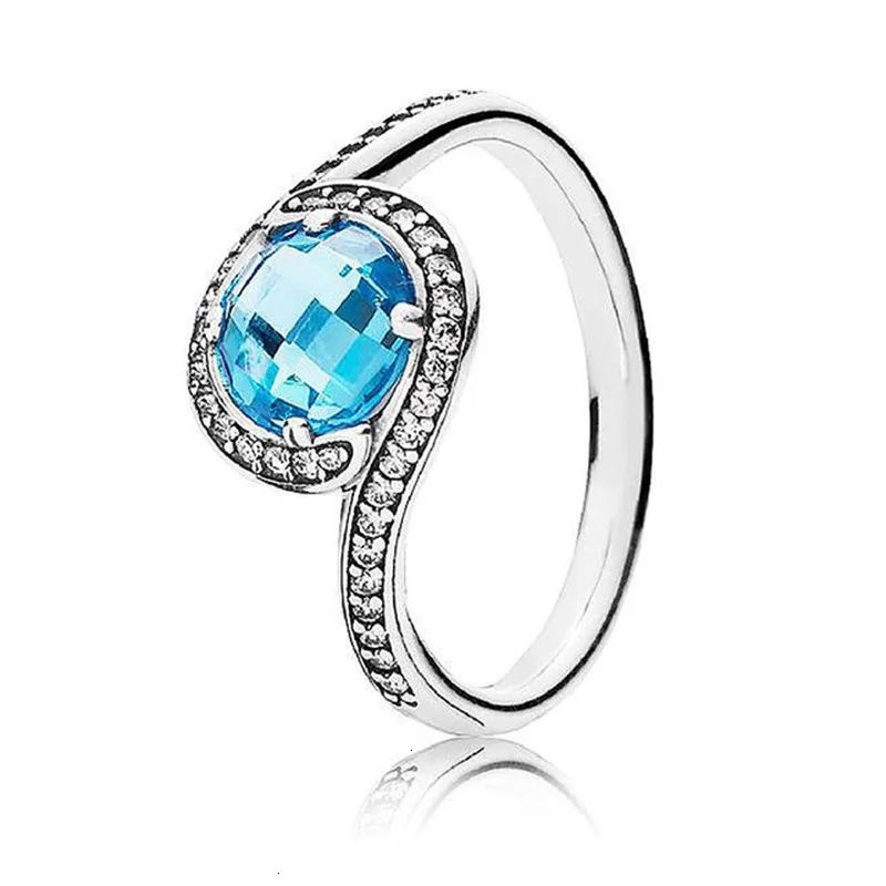 Серебряная стрела 925 синее Кристальное сардиновое кольцо оригинальное сделай
