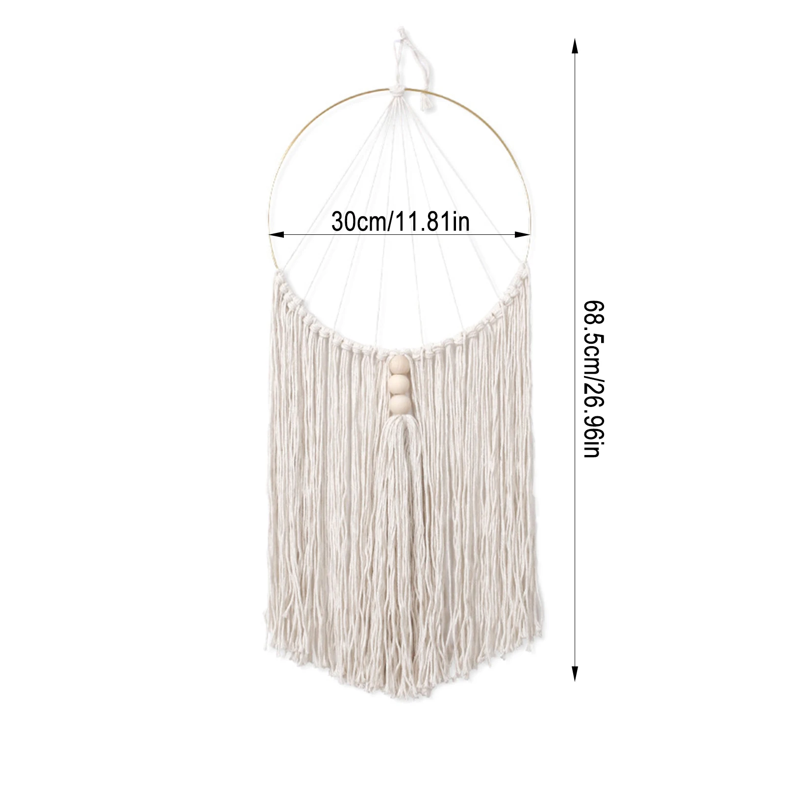 

Macrame Tapestry Boho Hand Woven Wall Hanging Dream Catcher Bohemian Tassel Decoration For Home Decor Living Room Art Decoration