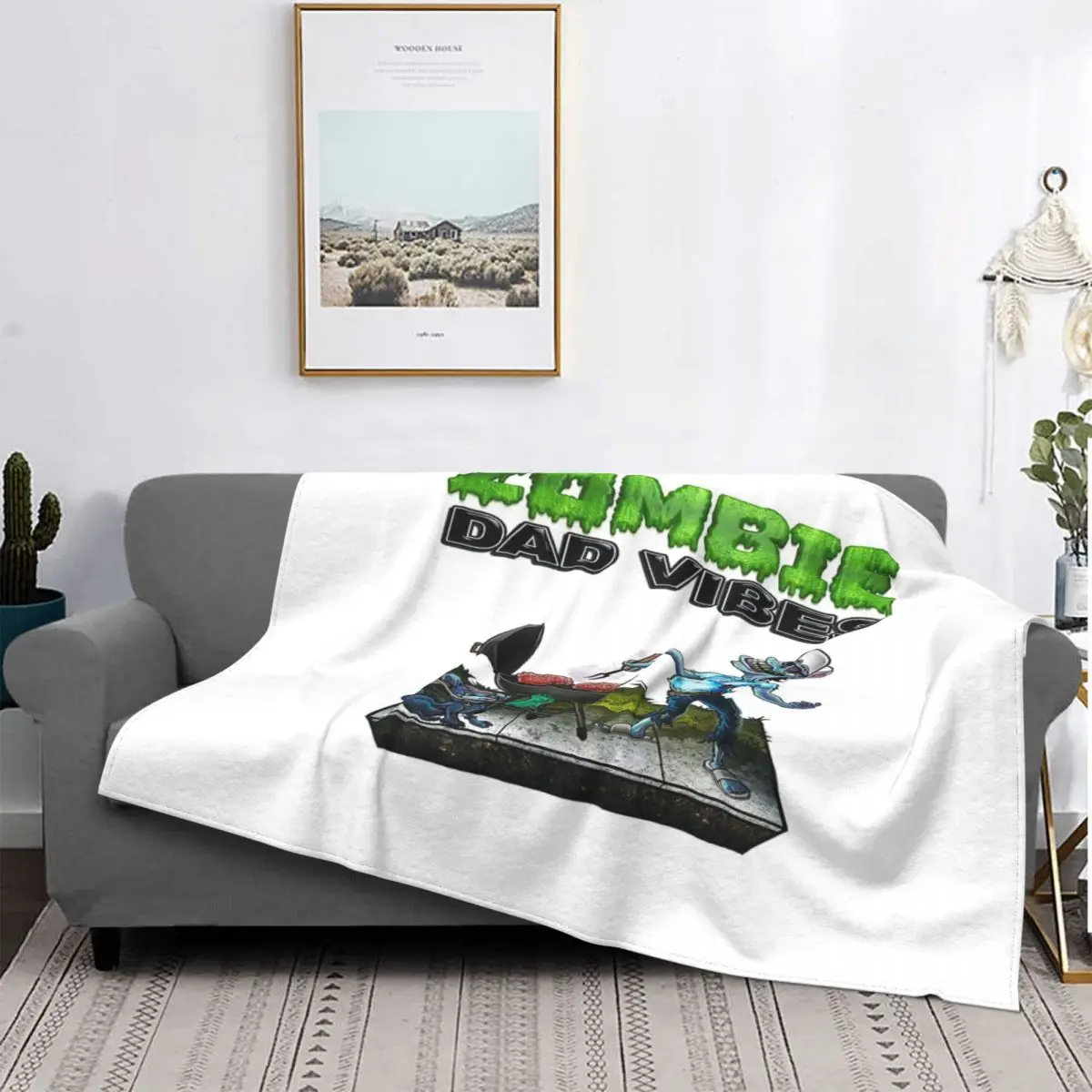 

Manta de papá Zombie Vibe V3, colcha para cama a cuadros, toalla, Sudadera con capucha para playa, mantas para camas