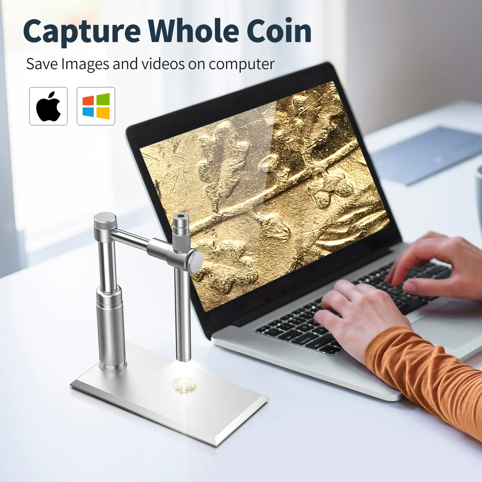 Цифровой USB микроскоп 500X см. Фото/видео осмотр эндоскоп с регулируемыми