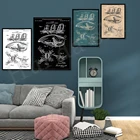 Сборка с несколькими сидениями, 1957 год, знаменитое художественное ремесло, плотник, настенный художественный плакат для спальни, патент, винтажный, ретро