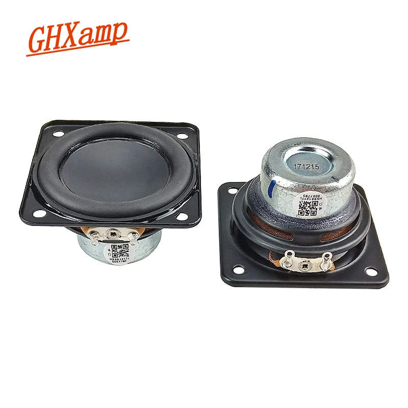 For JBL 2 Inch 51mm Neodymium Speaker 4Ohm 10W Full Range Bass Speaker Rubber Edge 20 Core Voice Coil For Audio Driver Parts Diy