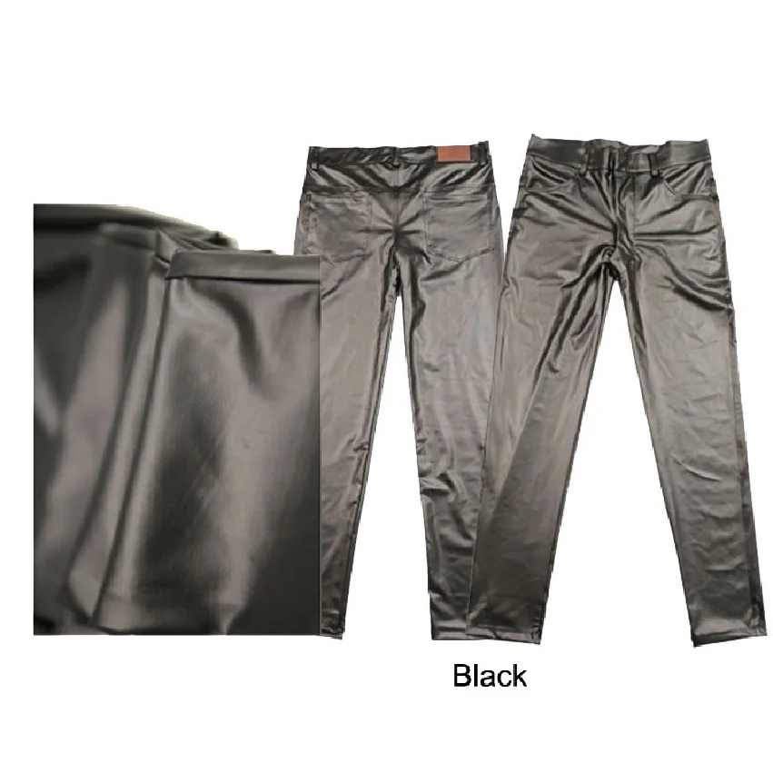 Повседневные кожаные штаны тонкий матовый светильник брюки из искусственной