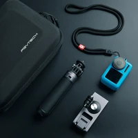 travel set for dji osmo action camera portable handheld hard bag tripod holder strap