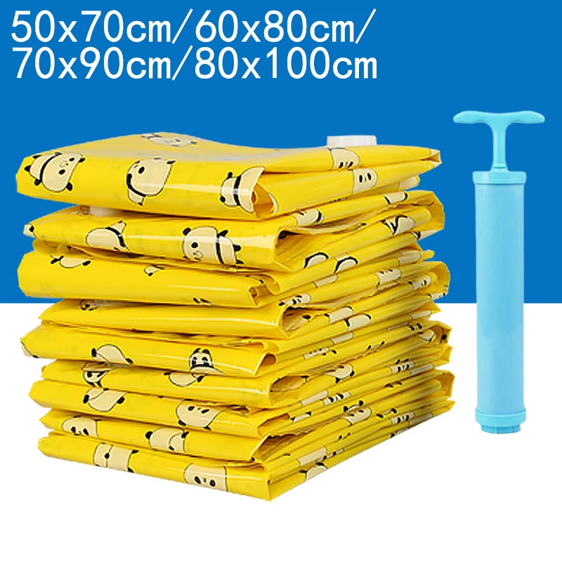 

Vacuum Storage Bag Foldable Compressed Clothes Organizer Moisture Dust-proof Set