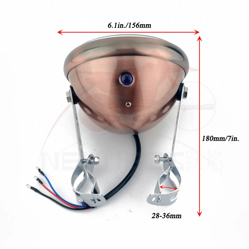 Фара с боковым креплением в стиле ретро 5 75 дюйма 26 38 мм|lamp harley|lamp forlamp lamp |
