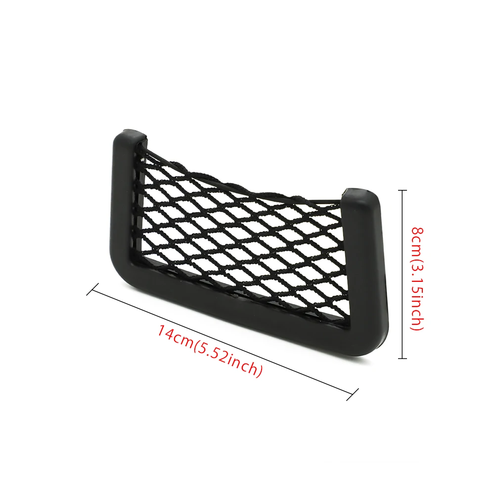 

Pocket-Organizer Storage Bag High quality Car Auto seat Back Net Holder Phone Rear Supplies For Audi A1 A3 A4 B6 B8 B9 A3