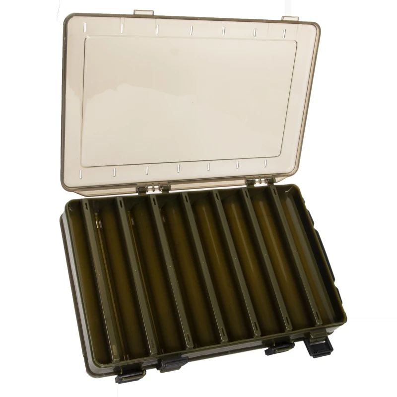 

16 отделений двухсторонняя рыболовная приманка кальмарная рыба джиг блесна Крючок Аксессуар Коробка для хранения новейший