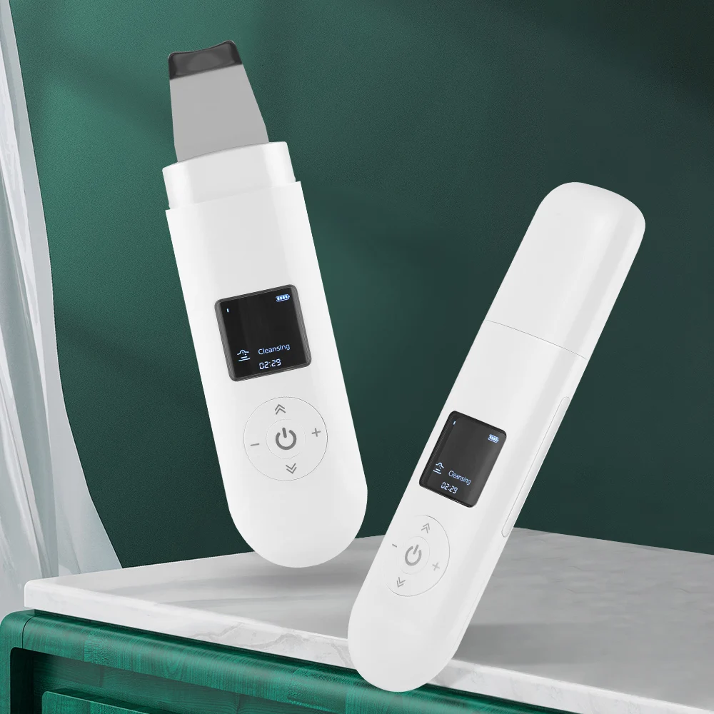 Ультразвуковой скребок для кожи лица очищающее средство машина акне угрей