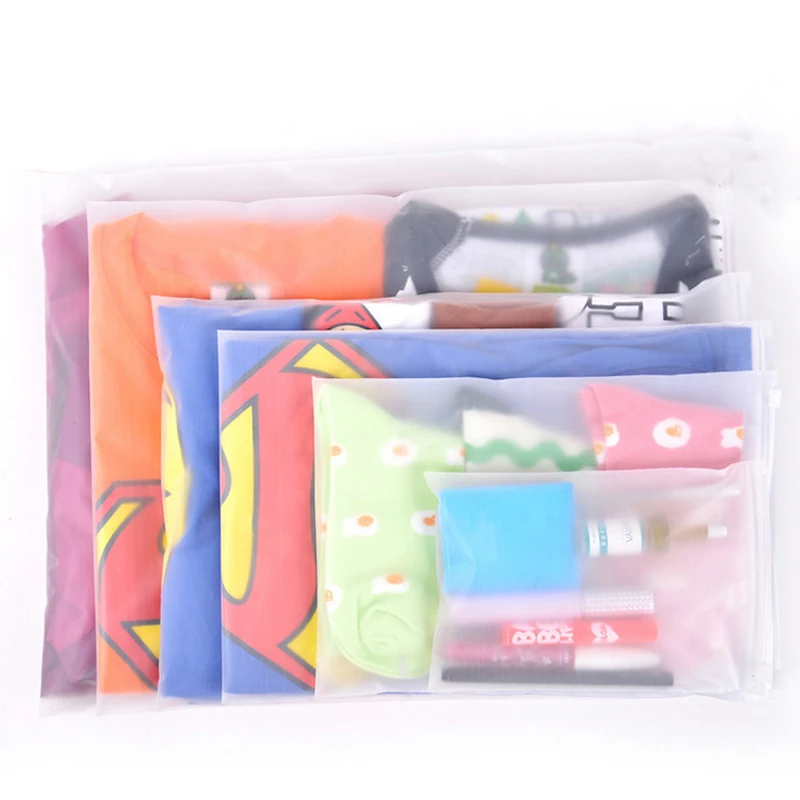 10 шт./компл. Герметичная сумка для хранения одежды на молнии дорожный органайзер