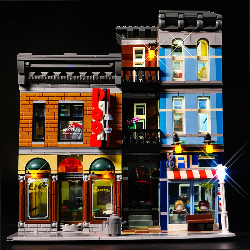 

Набор светодиодный светильник кой, совместимый с lego светильник щения, уличного детектива, офиса